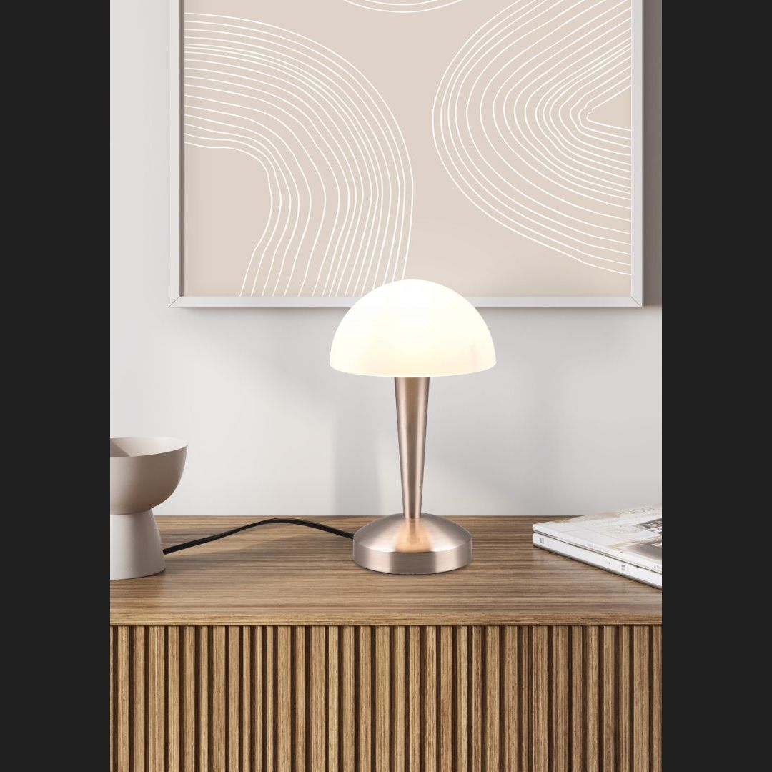Canaria - Table lamp - White Brushed - Reality