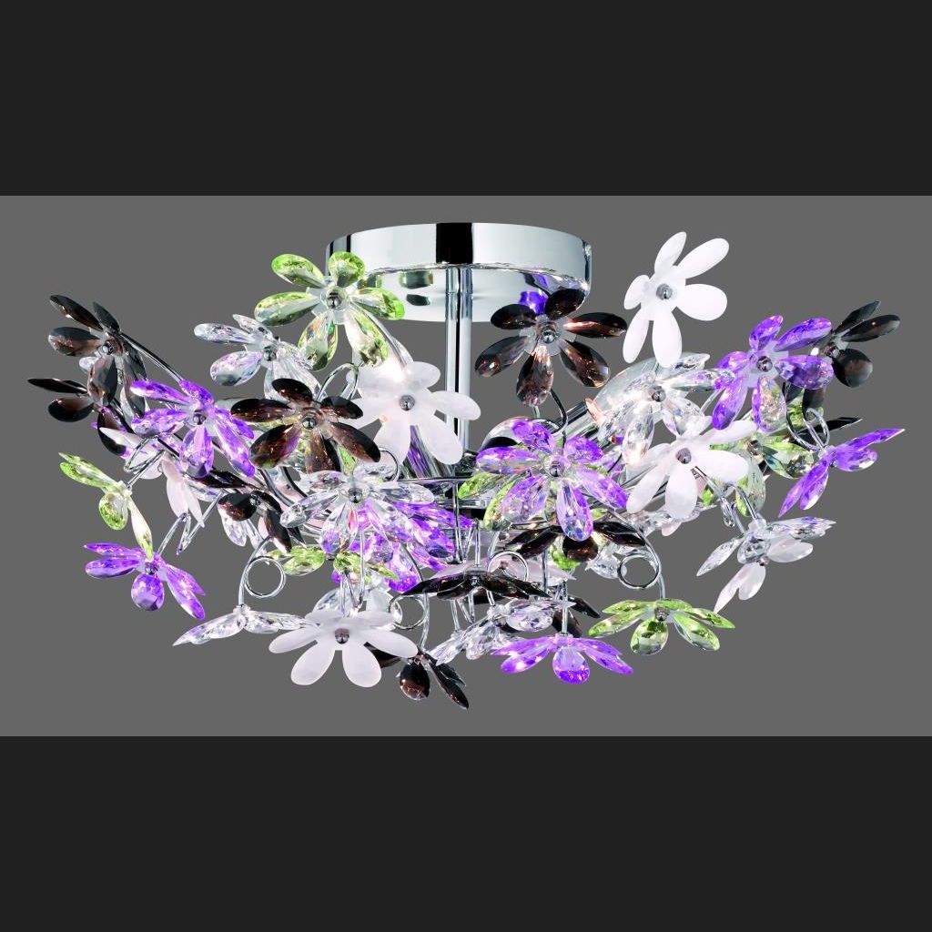 Flower - Ceiling lamp - Lilac - Reality