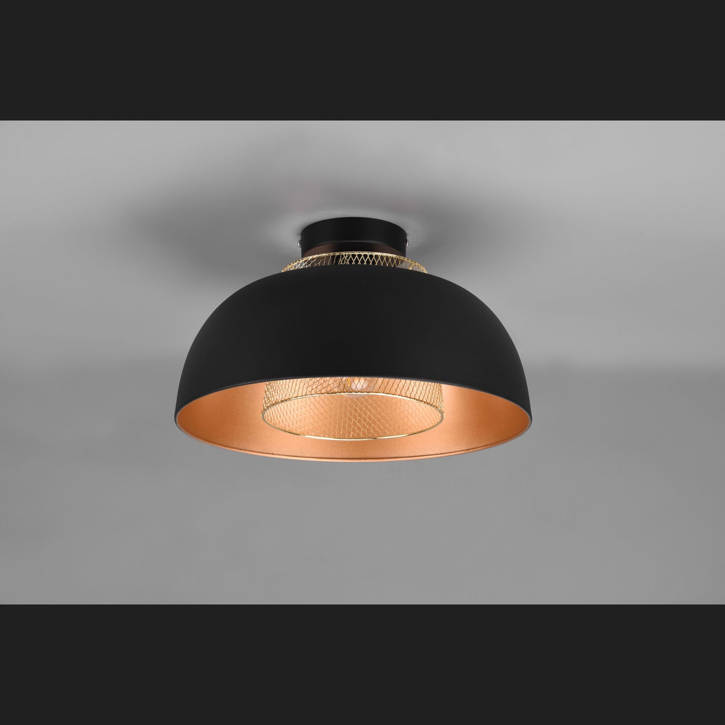 Punch - Ceiling lamp - Black Matt - Reality