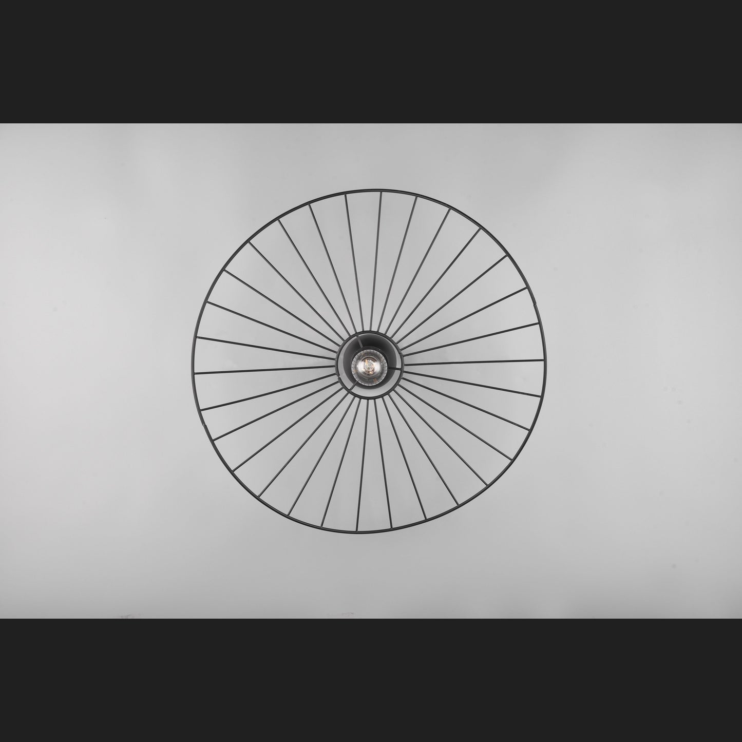 Chapeau - Ceiling lamp - Black Matt - Reality