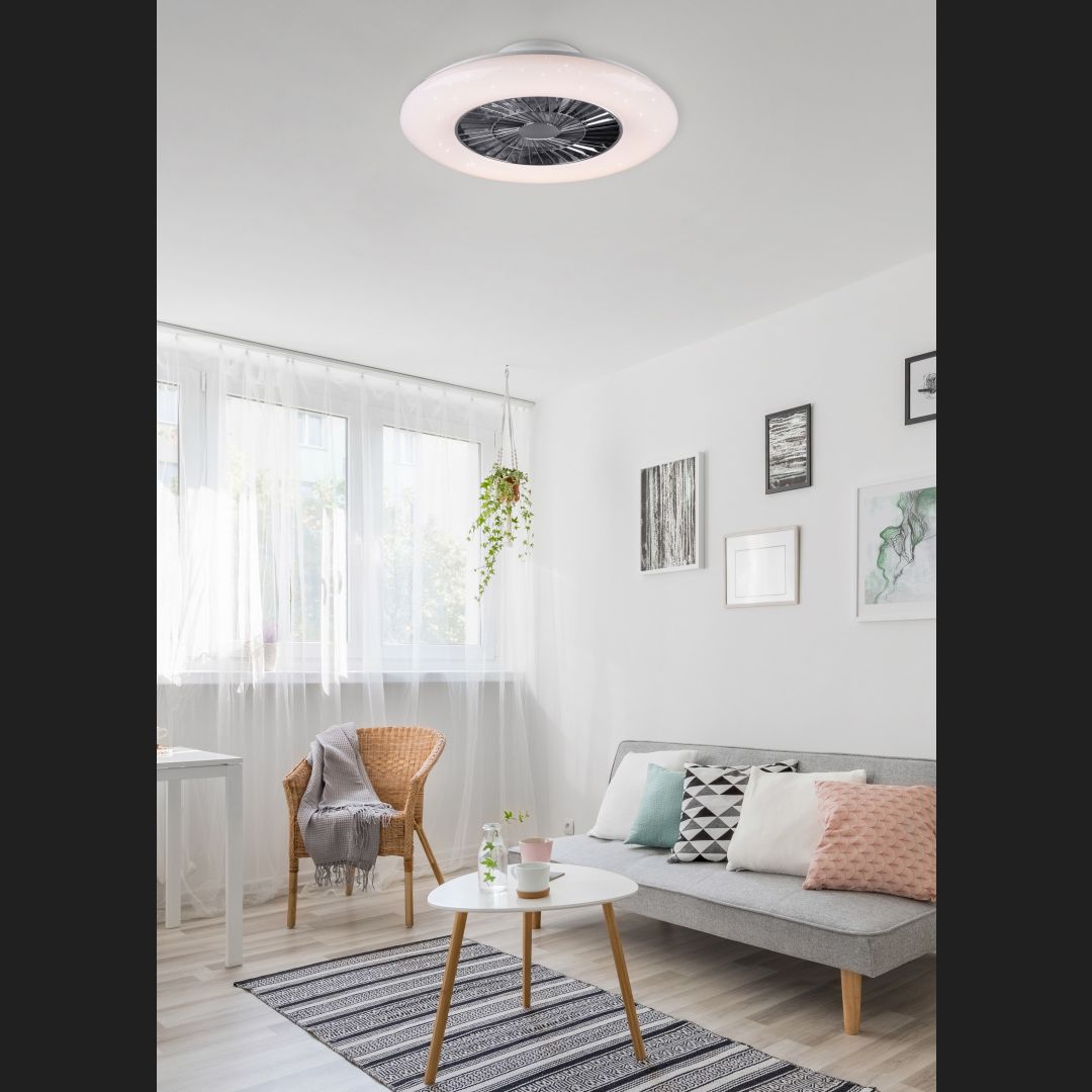 Visby - Fan - White Matt - Reality