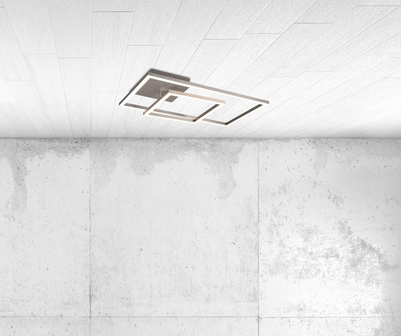 Padella - Ceiling lamp - Nickel Matt - Reality