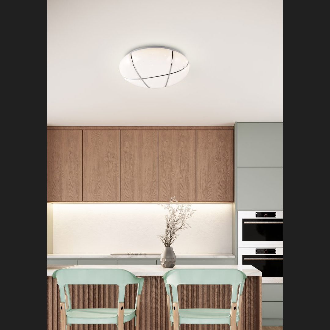 Tibor - Ceiling lamp - White - Reality