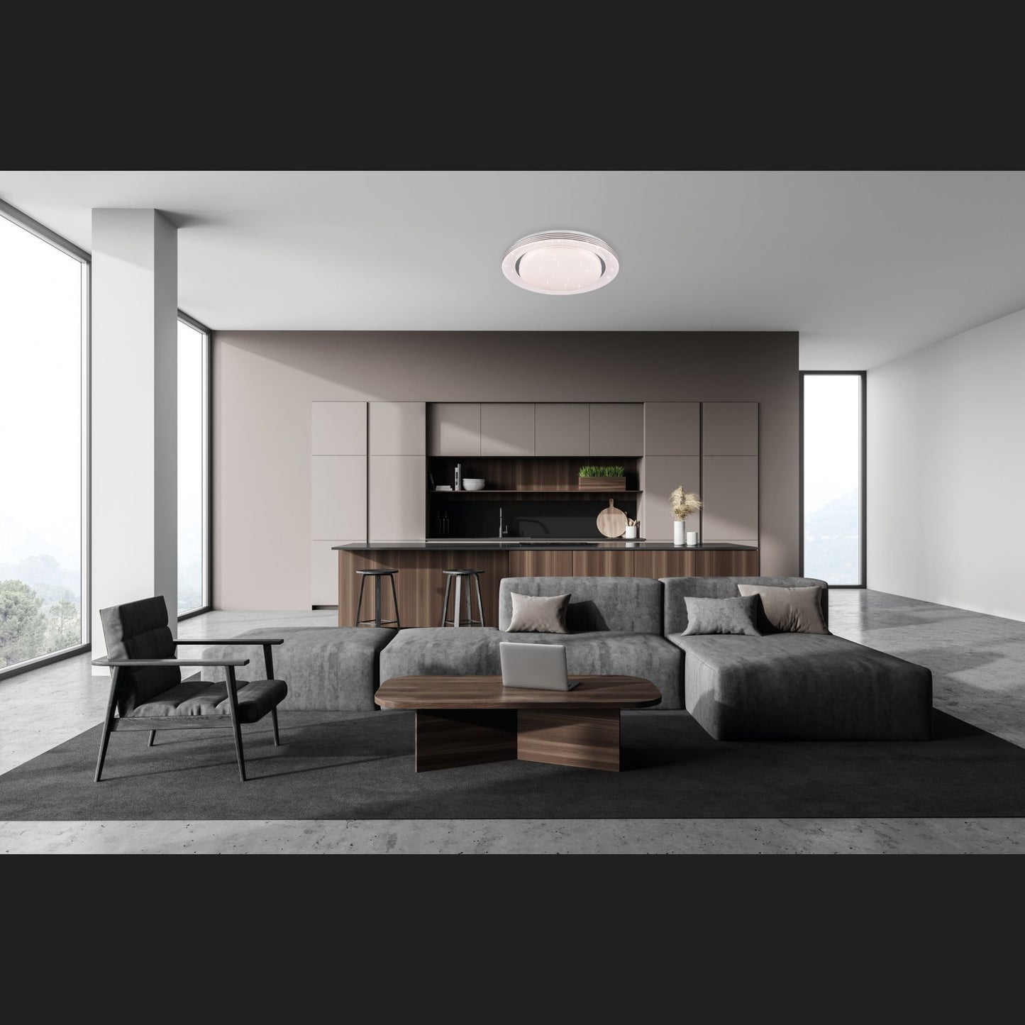 Atria - Ceiling lamp - White - Reality