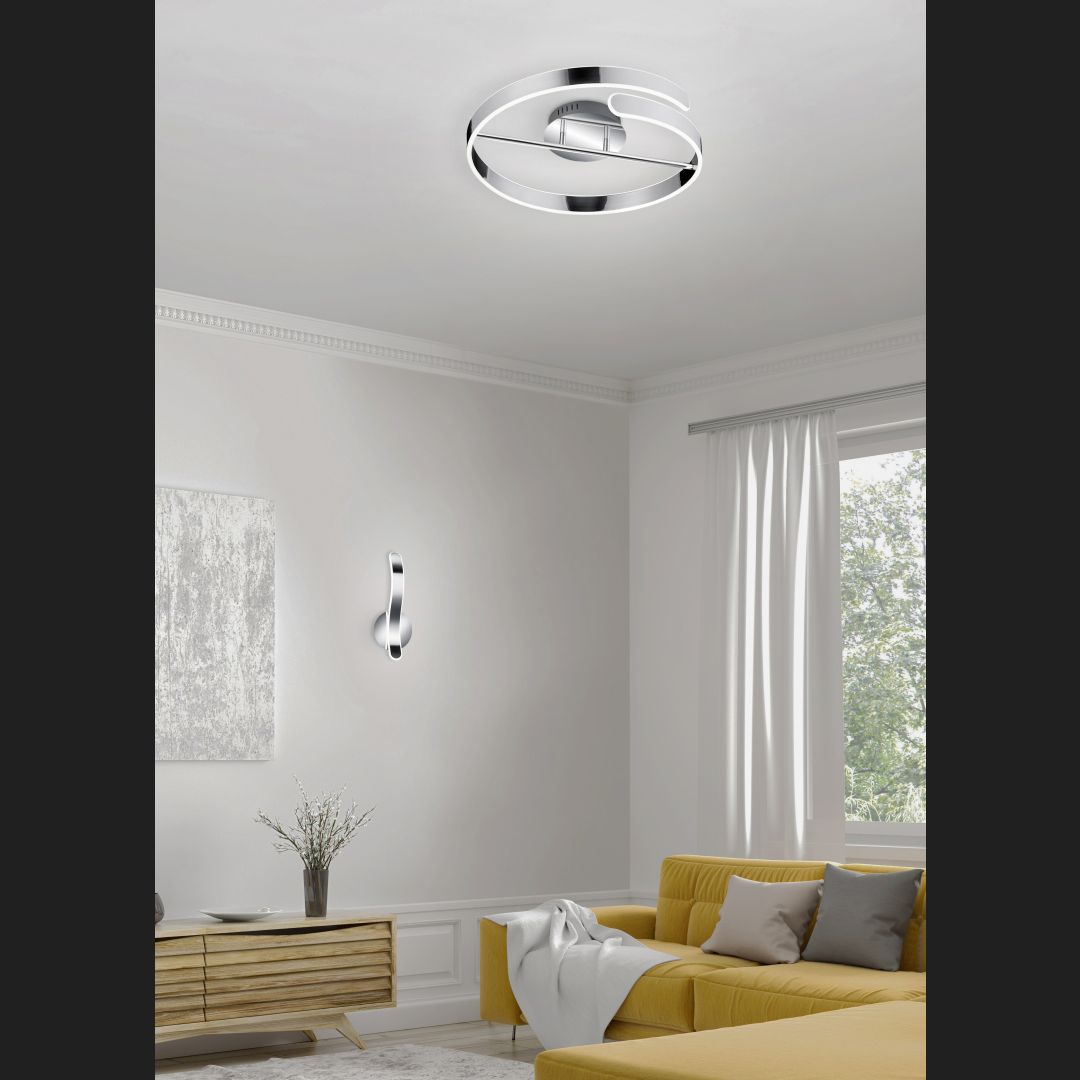 Parma - Ceiling lamp - Chrome - Reality