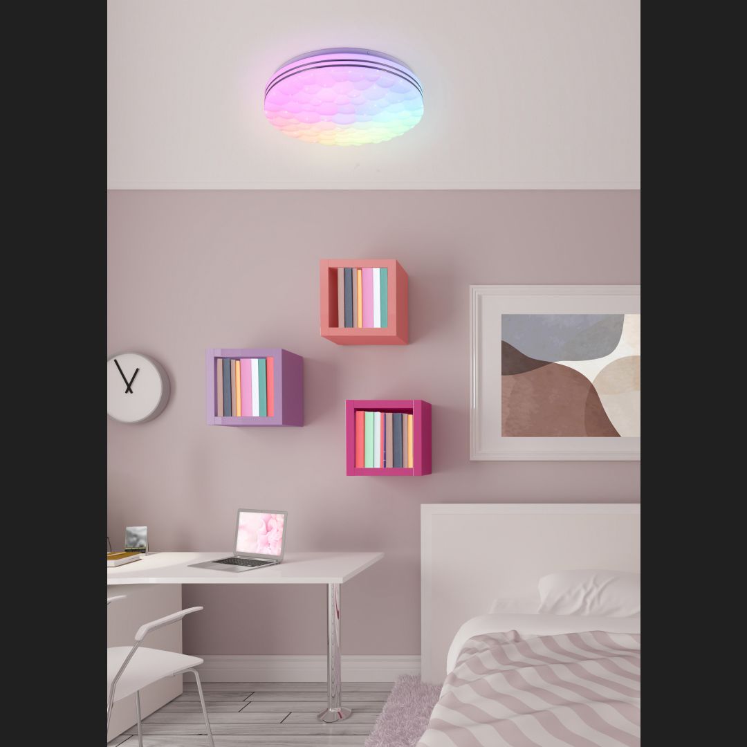 Tiger - Ceiling lamp - White Matt - Reality