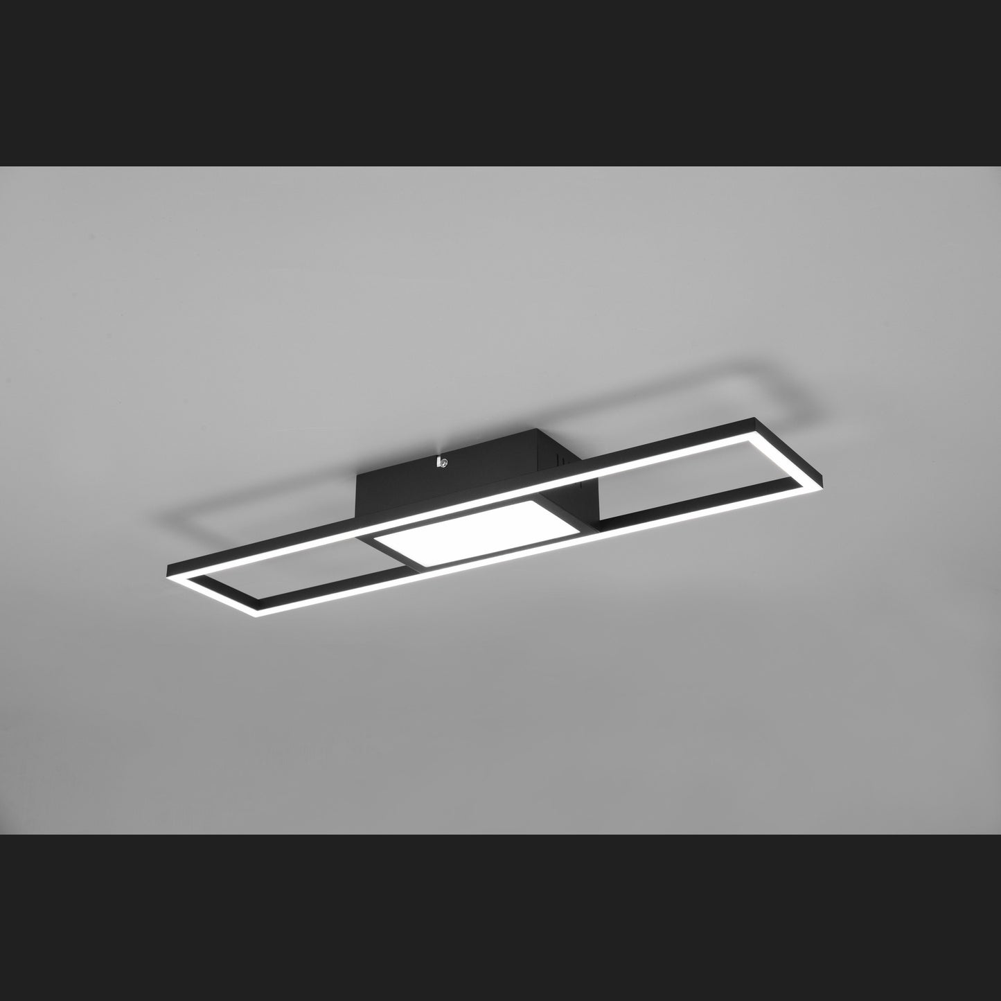 Rigido - Ceiling lamp - Black Matt - Reality