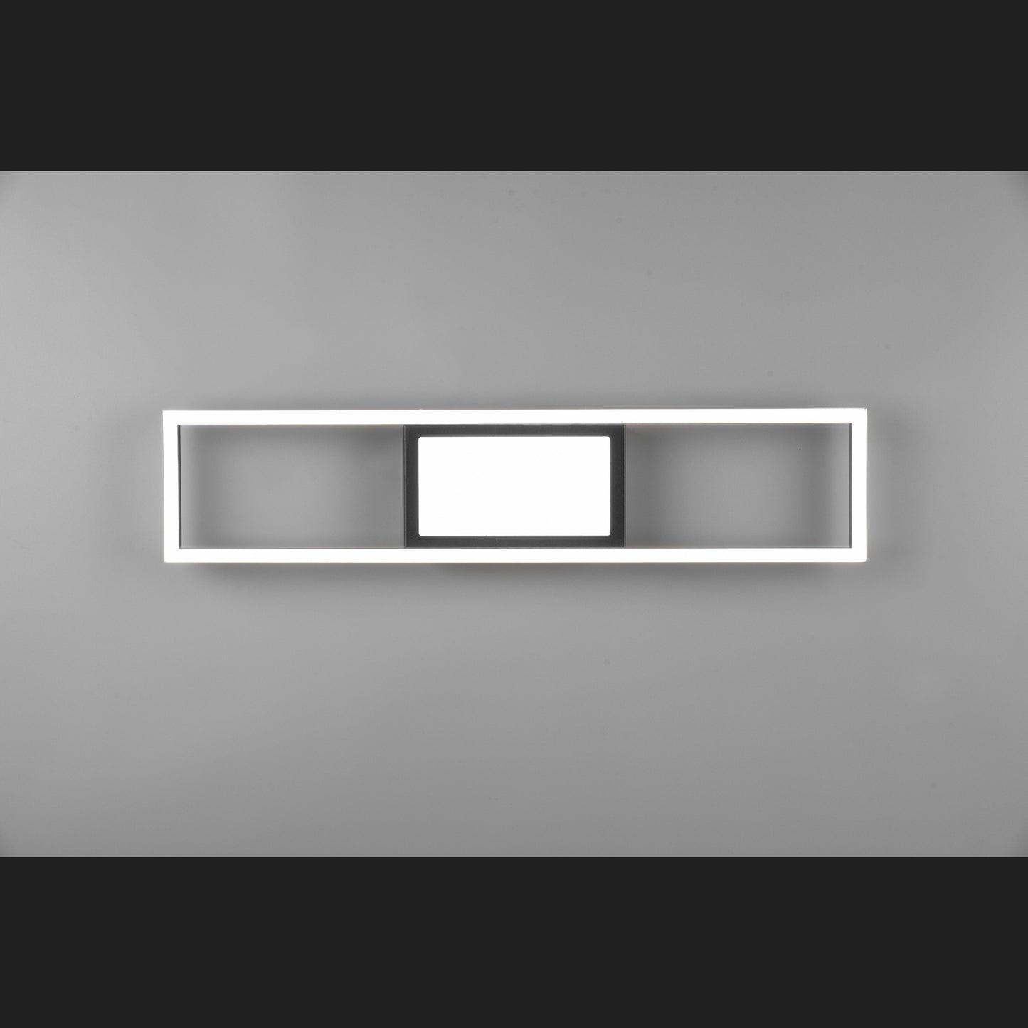 Rigido - Ceiling lamp - Black Matt - Reality