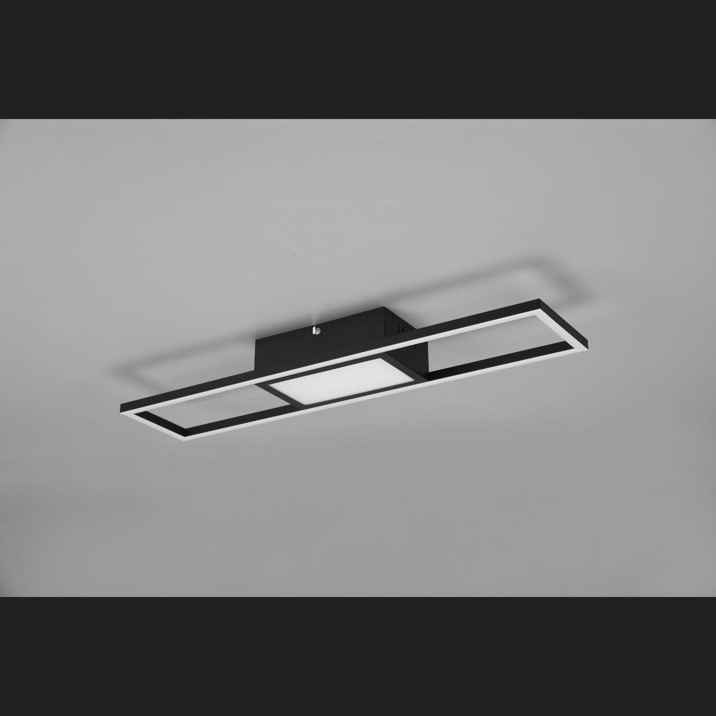 Rigido - Ceiling lamp - Black Matt - Reality