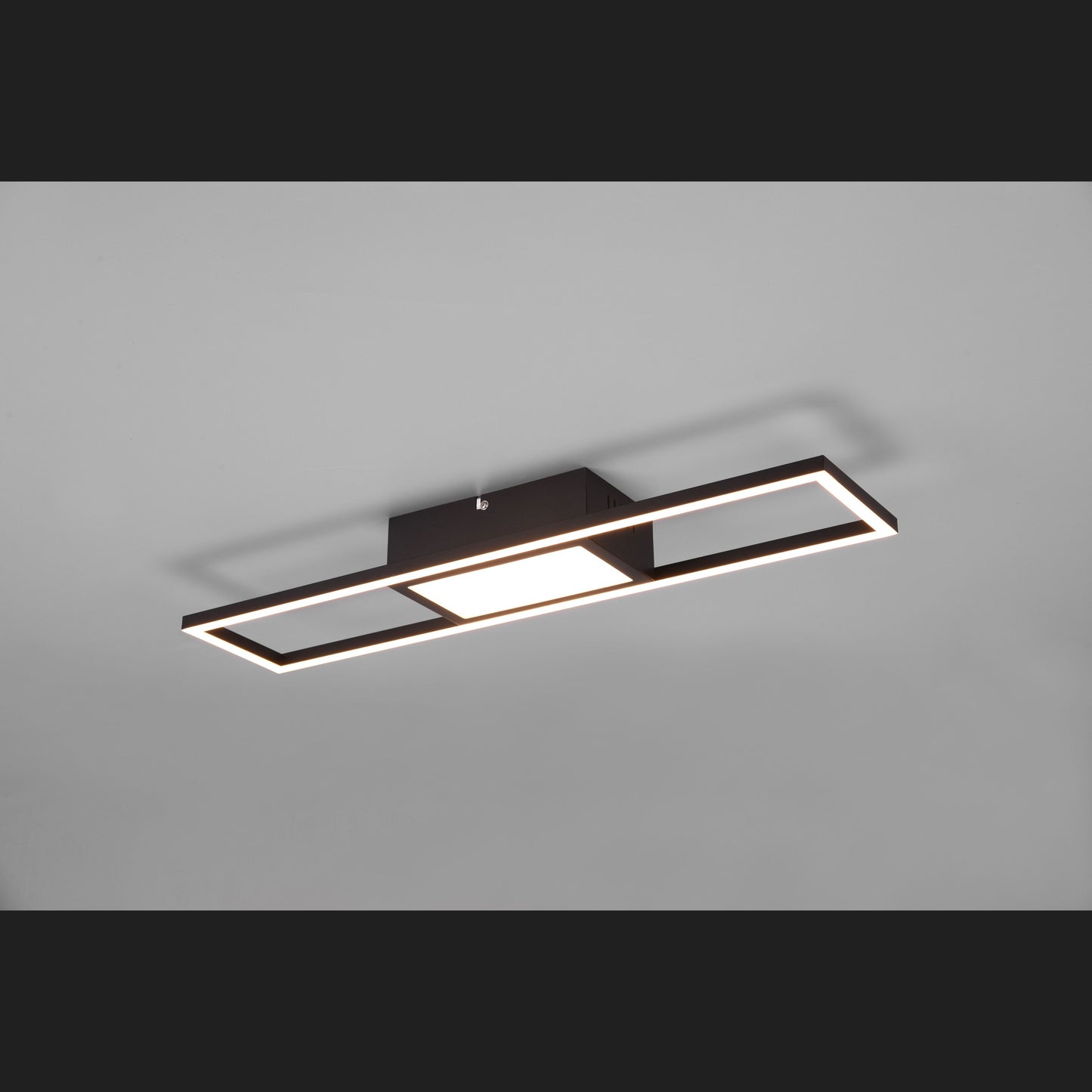 Rigido - Ceiling lamp - Black Matt - Reality
