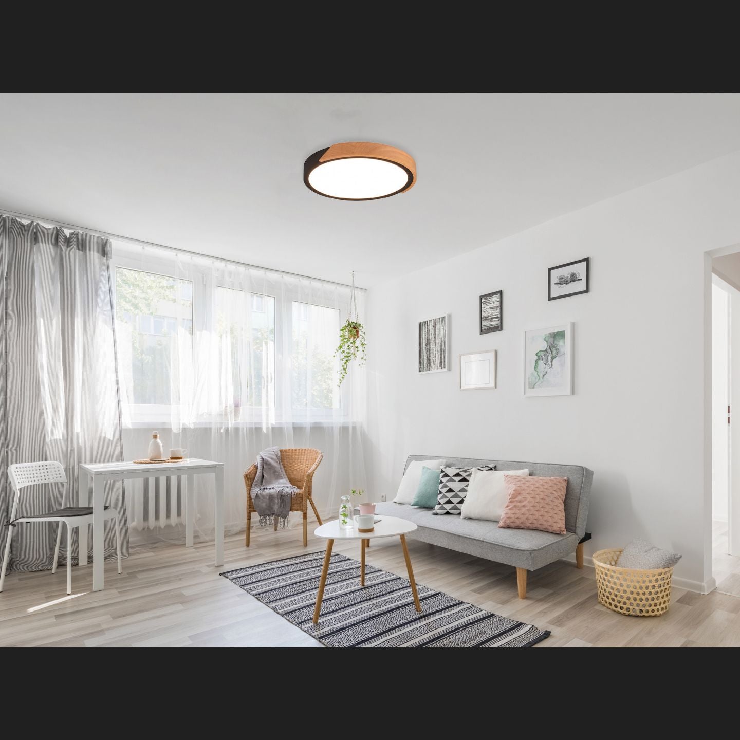 Jano - Ceiling lamp - Black Matt - Reality