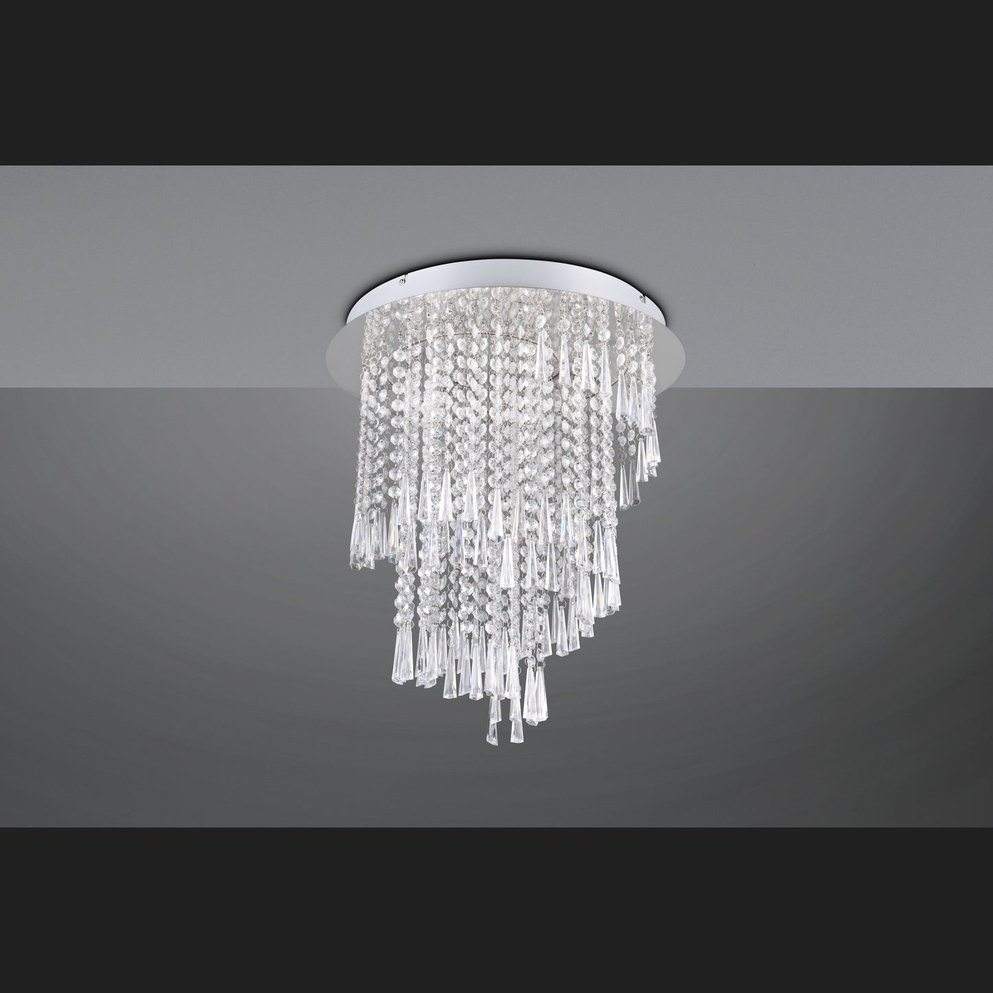 Pomp - Ceiling lamp - Chrome - Reality