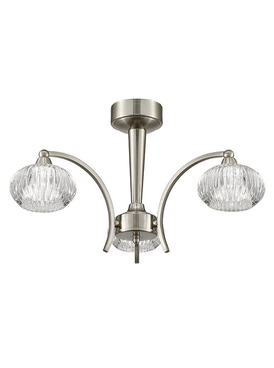 Ripple 3 Light Ceiling Fitting