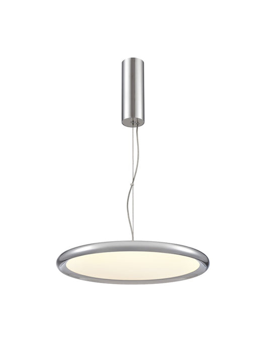 Roswell Polished Nickel 395mm LED Pendant
