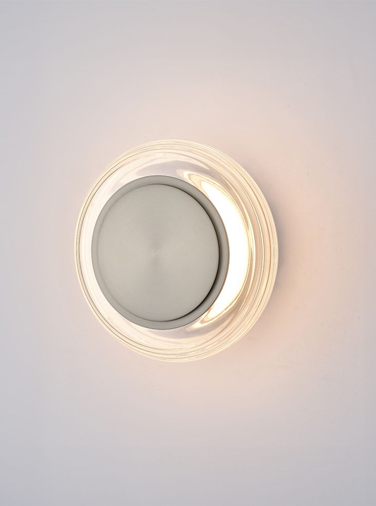 Roue Satin Nickel LED Ceiling Light