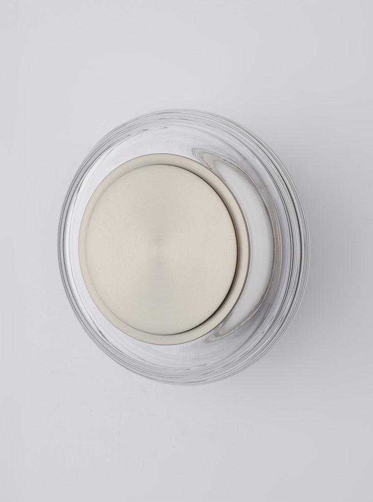 Roue Satin Nickel LED Ceiling Light
