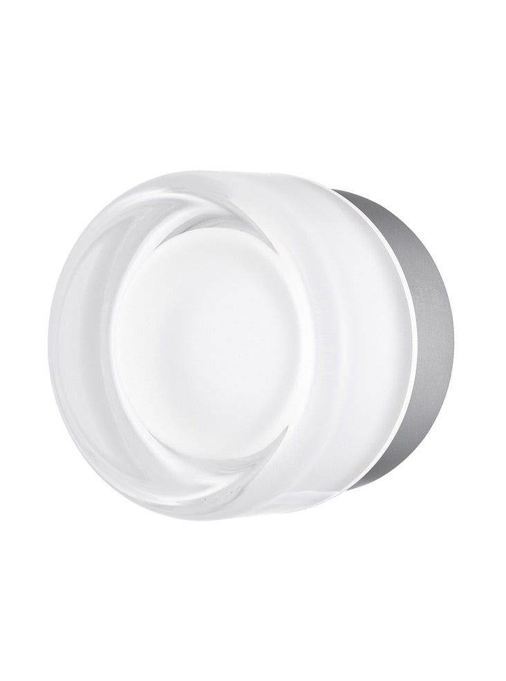 Roue Painted Grey LED Ceiling Light