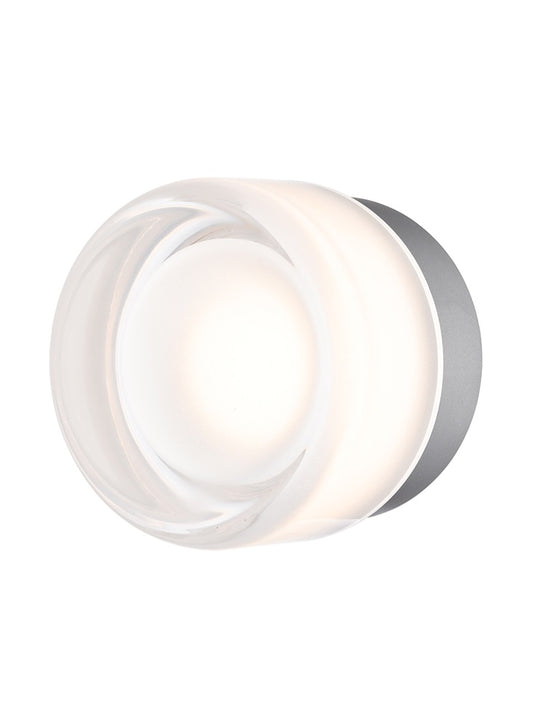 Roue Painted Grey LED Ceiling Light