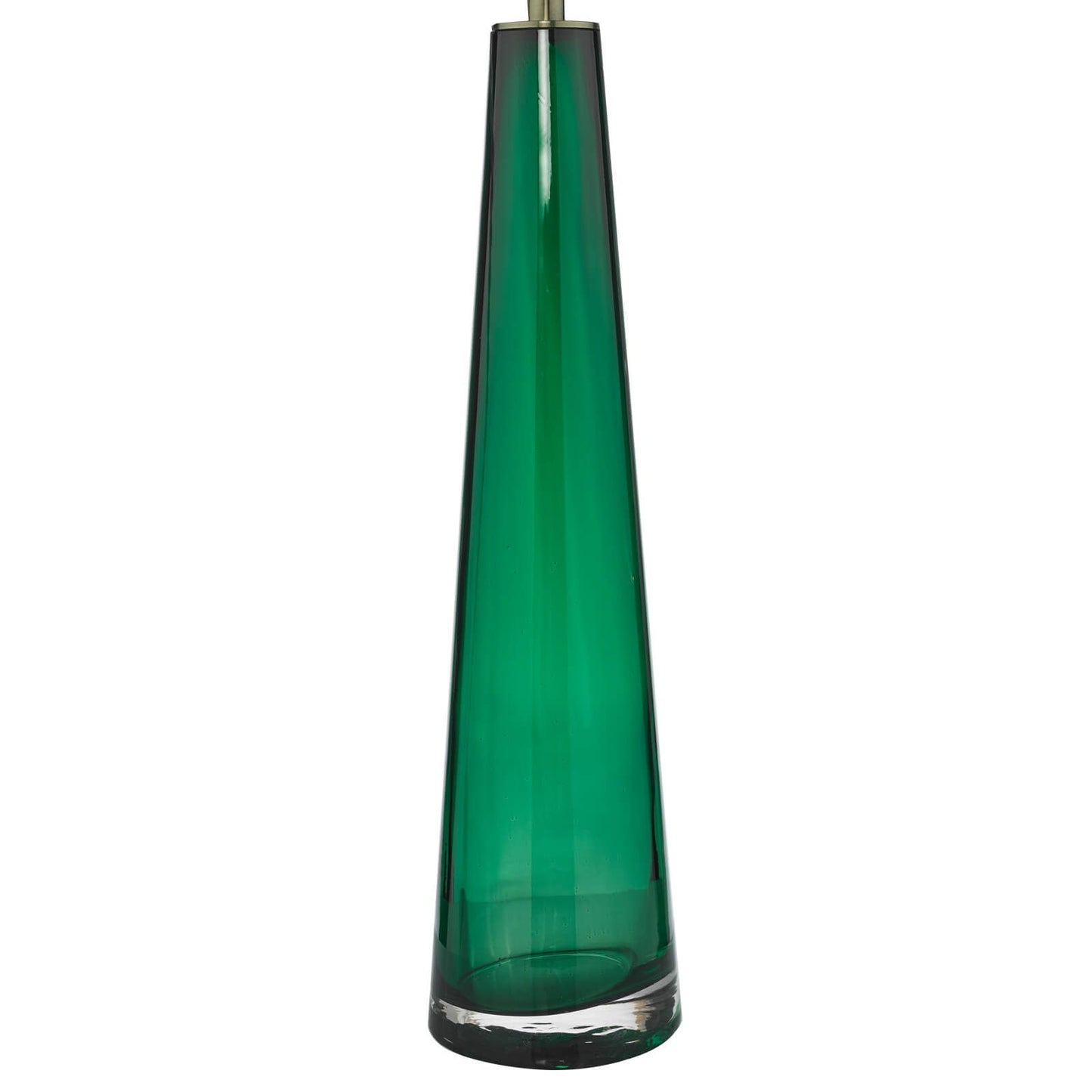 Samara Table Lamp Green Glass With Shade