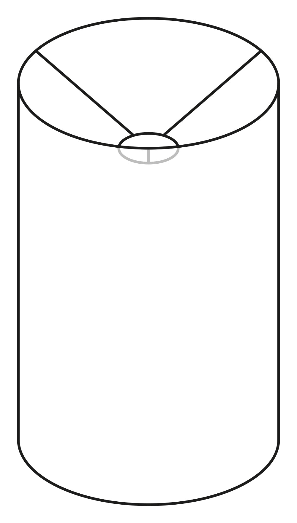 Fabric lampshade E Marl Silver