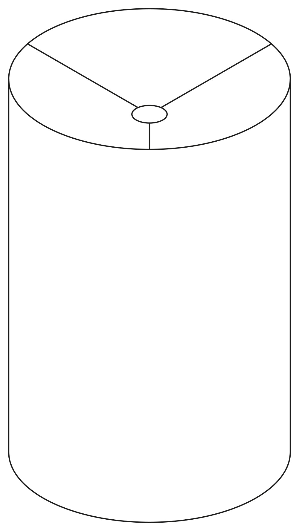 Fabric lampshade F Marl Yellow