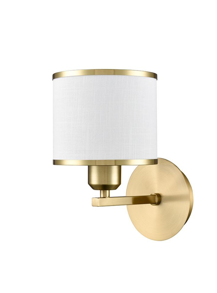 Sirius 1lt Wall Light in Aged Brass
