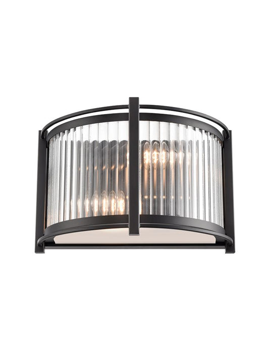 Sloane wall light in matt black