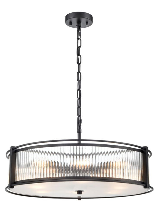 Sloane 8lt Pendant in matt black