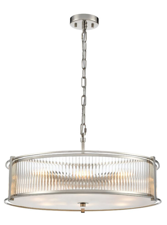 Sloane 8lt Pendant in Polished Nickel