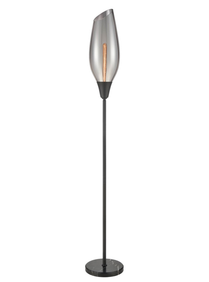 Taper Smoke Floor Lamp