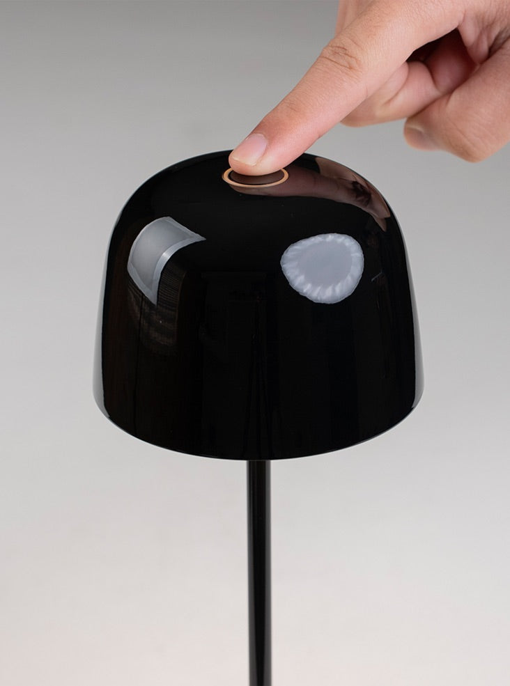 Trailblazer Portable Black Ceramic Table Lamp