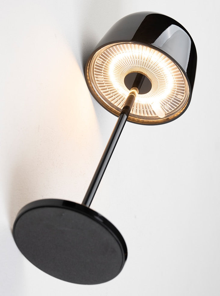 Trailblazer Portable Black Ceramic Table Lamp