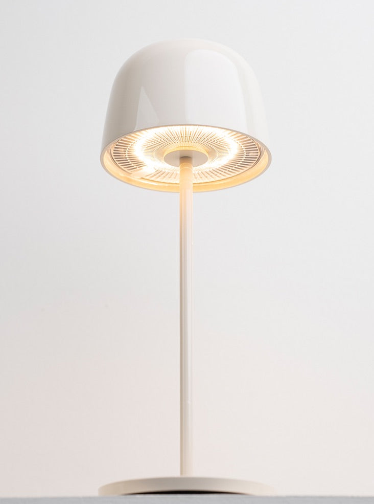 Trailblazer Portable Cream Ceramic Table Lamp