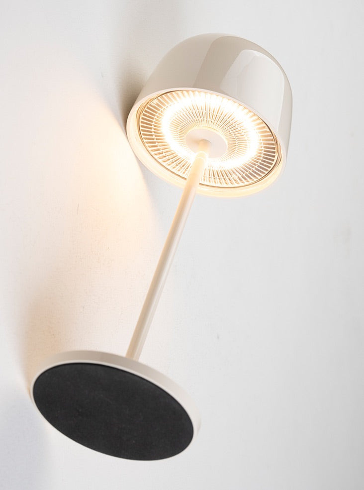 Trailblazer Portable Cream Ceramic Table Lamp