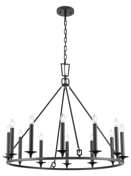 Tudor 12lt Chandelier