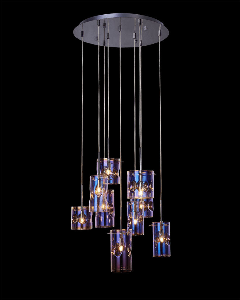Venus 9Lt pendant translucent multi Light