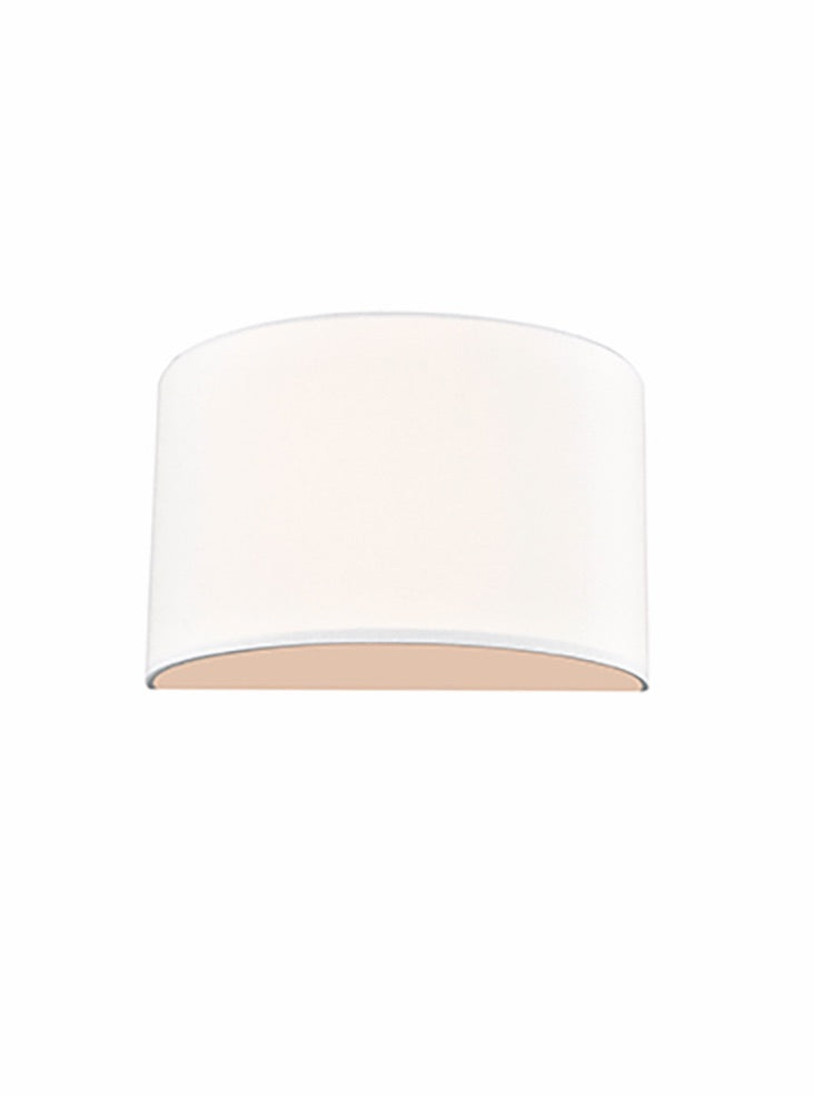 Casey flush half shade wall light