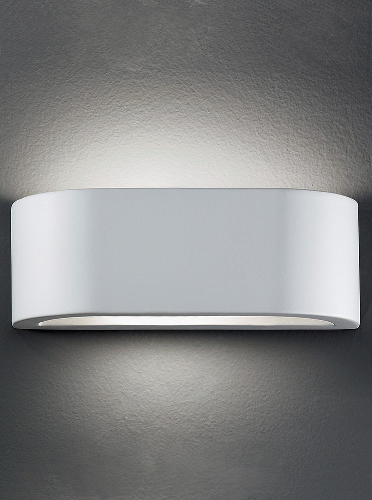 Fresco ceramic uplighter