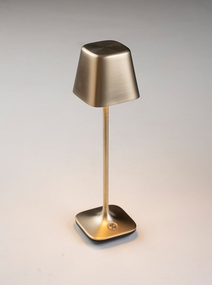 Wanderer Portable Table Lamp in Brushed Brass
