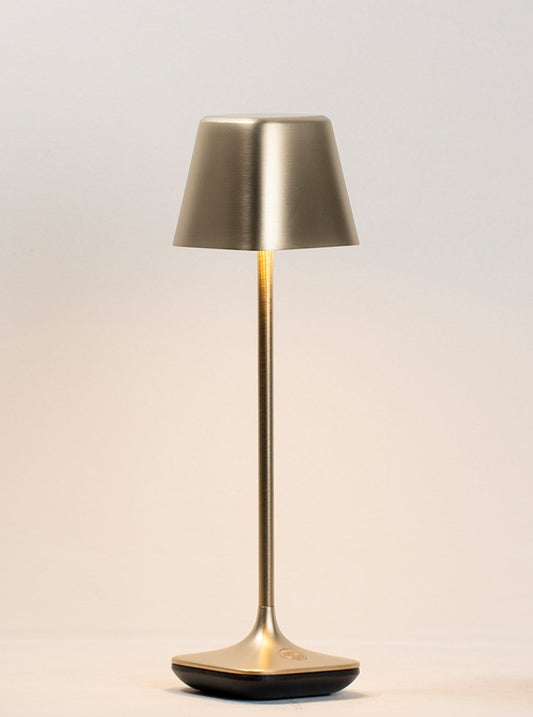 Wanderer Portable Table Lamp in Brushed Brass