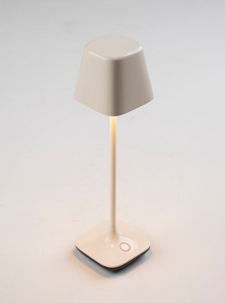 Wanderer Portable Table Lamp in Cream Ceramic