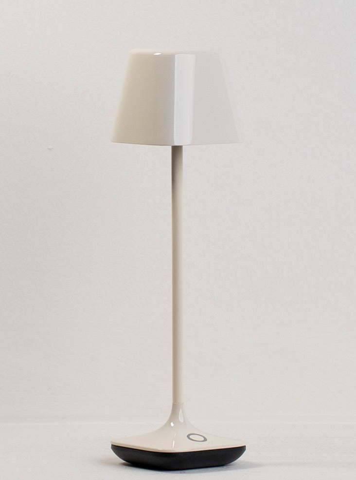 Wanderer Portable Table Lamp in Cream Ceramic