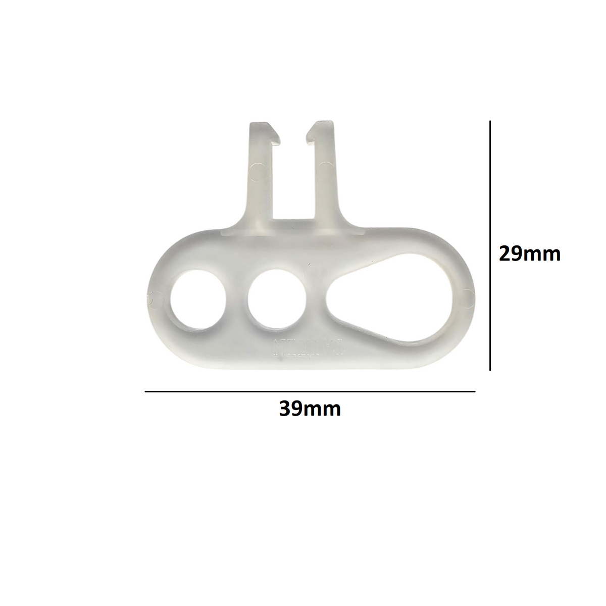 White Clip-In Cord Restraint Cable Grip