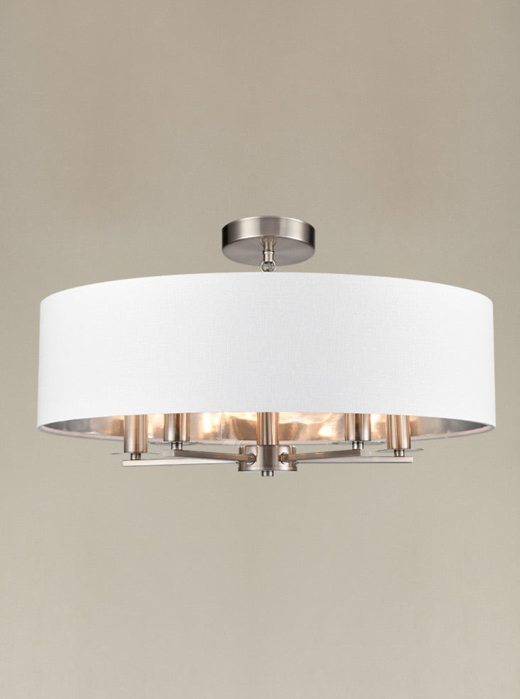 Windsor 5lt Pendant satin nickel