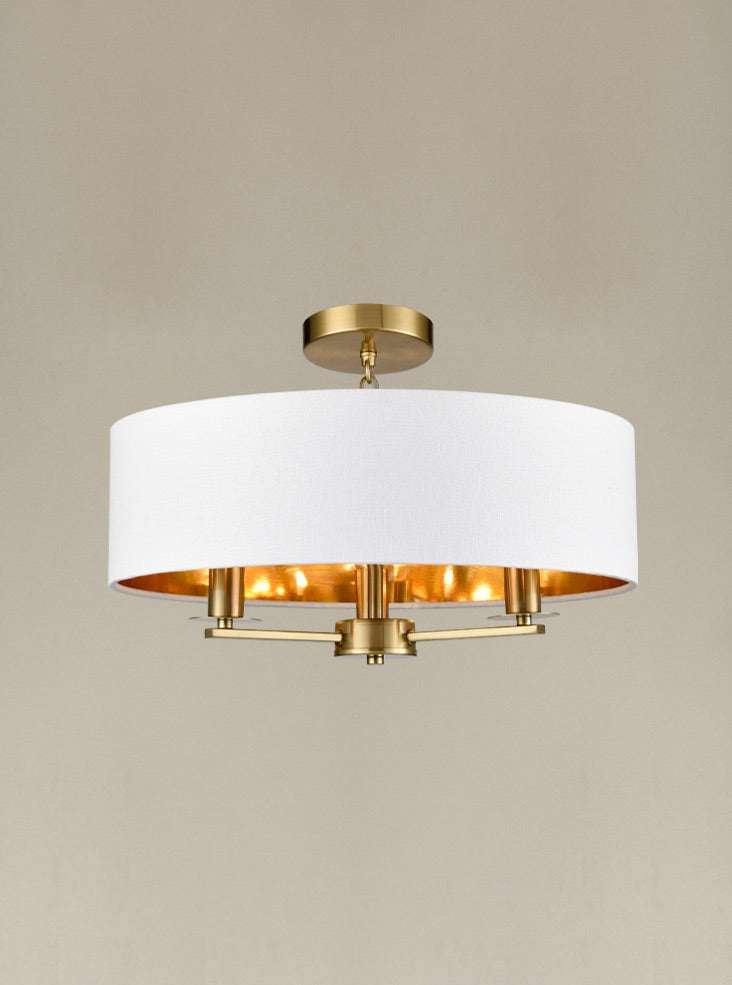 Windsor 3lt Pendant aged brass
