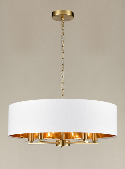 Windsor 5lt Pendant aged brass