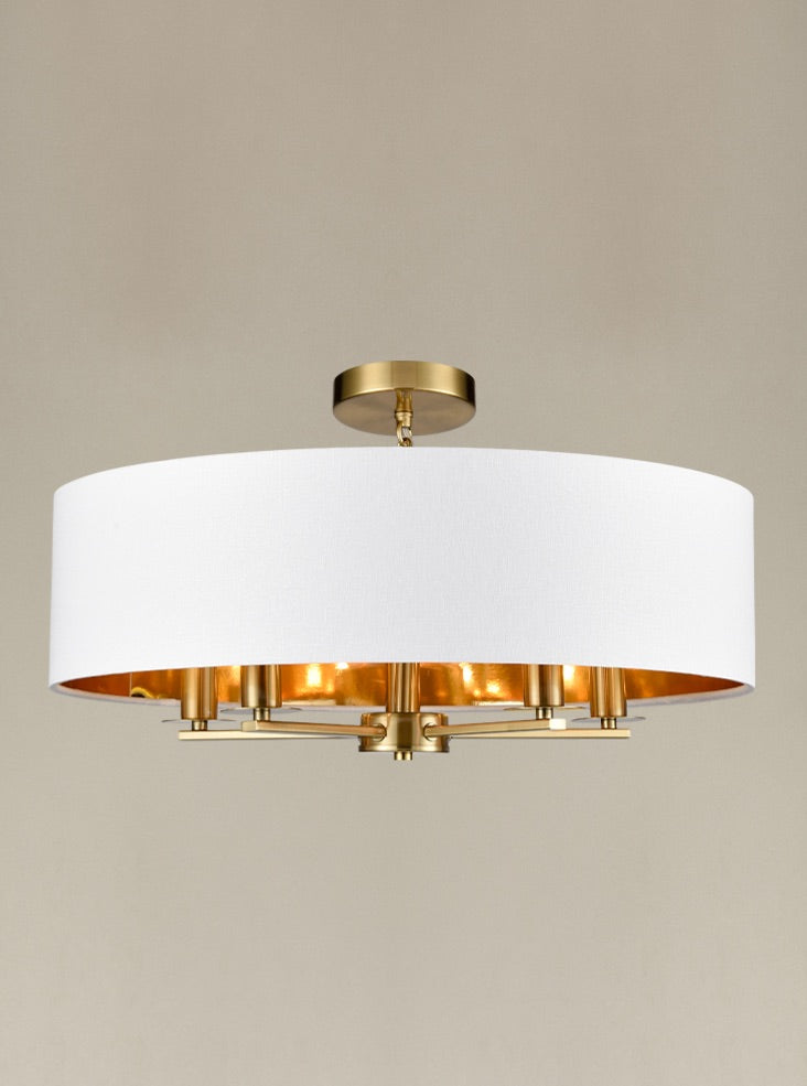 Windsor 5lt Pendant aged brass