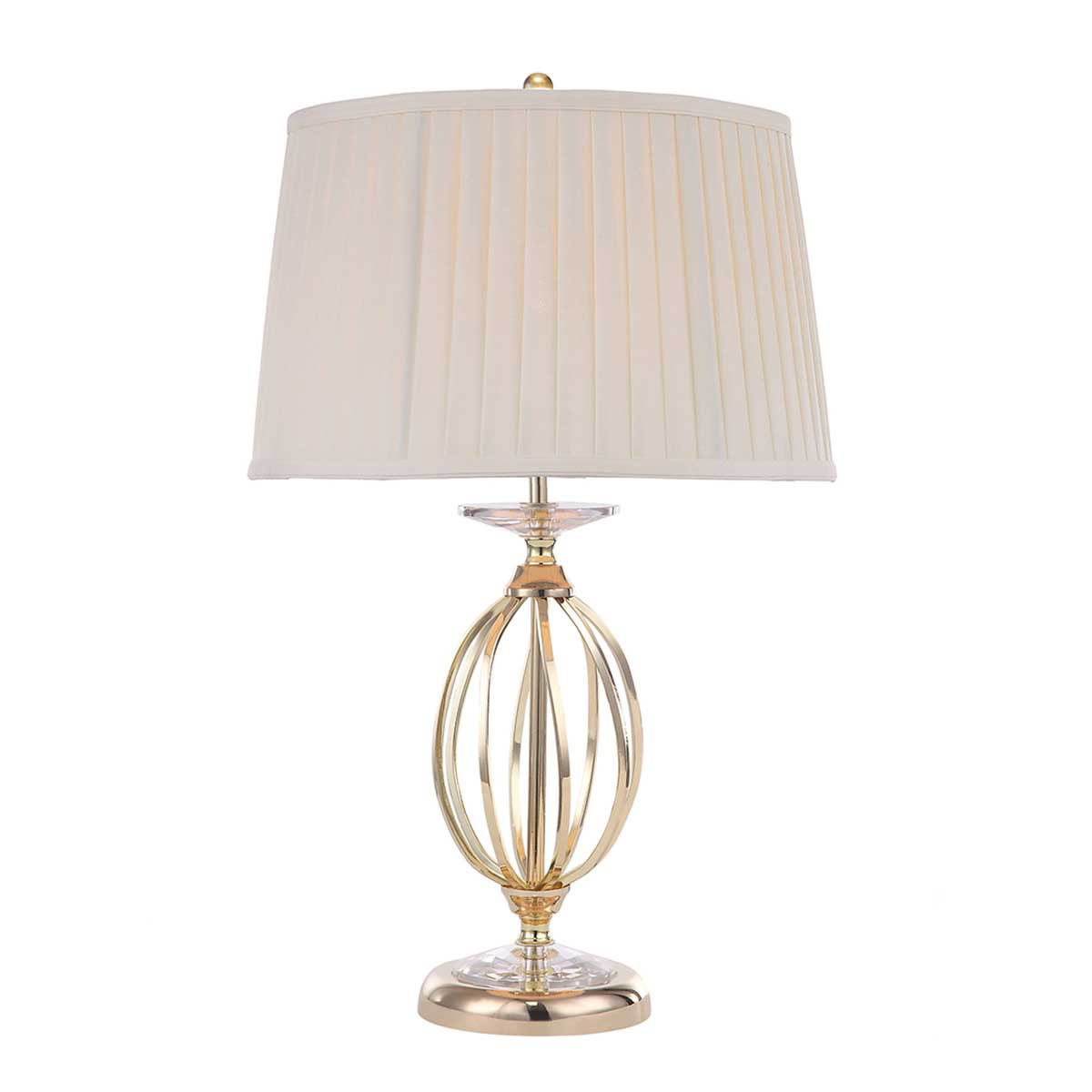 Aegean 1 Light Table Lamp – Polished Brass