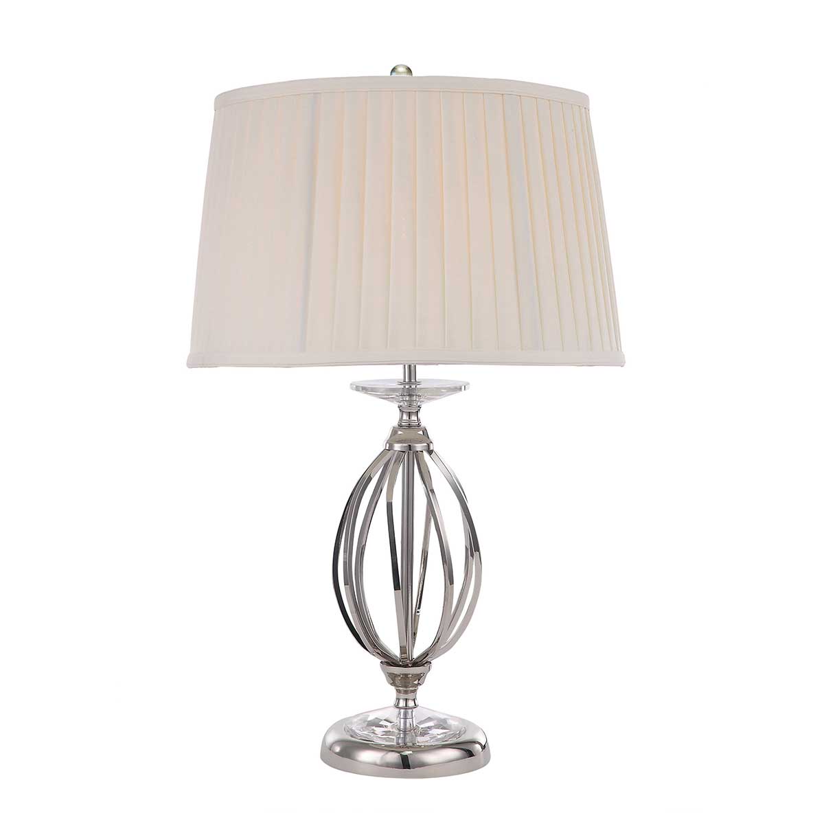 Aegean 1 Light Table Lamp – Polished Nickel