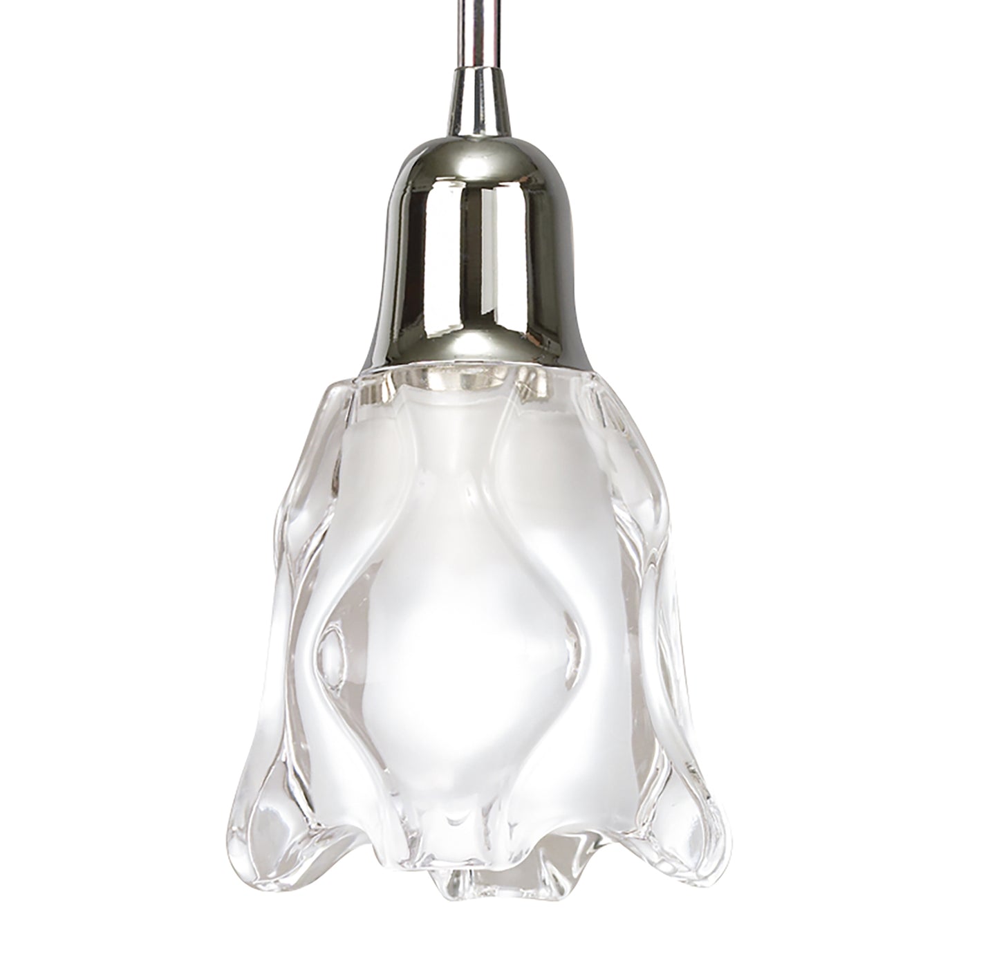Amel Pendant 1 Light L1/SGU10, Polished Chrome, CFL Lamps INCLUDED by Mantra